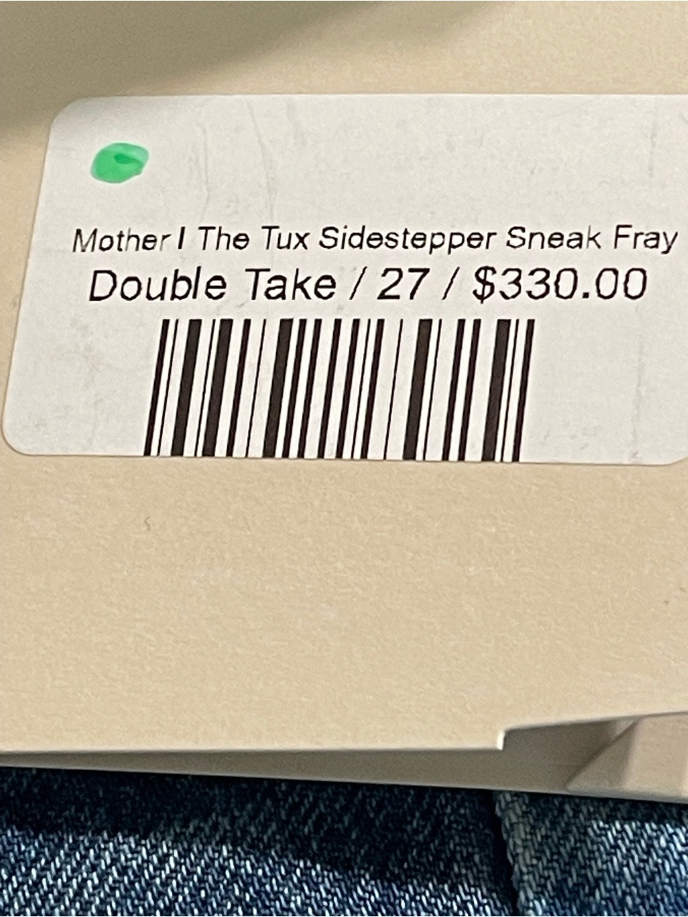 MOTHER The Tux Sidestepper Sneak Fray Jeans - Picture 12 of 14